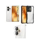 Realme 15 Pro 5G Eagle Clear Back Cover + Tempered Glass + Camera Lens Protector Combo Pack.