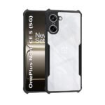 OnePlus Nord CE5 / CE 5 (5G) Back Case Cover | Camera Protection Shockproof Bumper-Edge | Acrylic Crystal Clear 360 Degree Protection TPU+PC (Eagle)