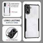 OnePlus Nord CE5 / CE 5 (5G) Back Case Cover | Camera Protection Shockproof Bumper-Edge | Acrylic Crystal Clear 360 Degree Protection TPU+PC (Eagle)