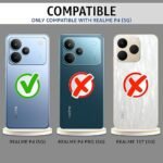 3 in 1 Combo Pack for Realme P4 5G – Eagle Black Cover (Back Cover + Camera Lens Protector + Tempered Glass)