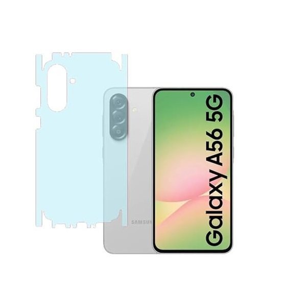 Silicone Soft Back Cover Case for Samsung Galaxy A56 5G (Blue)\ Camera Lens Protector\ Membrane Scratch Guard\ Tempered Glass (4 Combo) Silicone Soft Back Cover Case for Samsung Galaxy A56 5G (Blue)\ Camera Lens Protector\ Membrane Scratch Guard\ Tempered Glass (4 Combo)