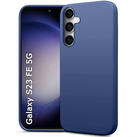 Silicone Soft Back Cover Case for Samsung Galaxy S23 FE 5G (Blue)\ Camera Lens Protector\ Membrane Scratch Guard\ Tempered Glass (4 In 1 Combo) Silicone Soft Back Cover Case for Samsung Galaxy S23 FE 5G (Blue)\ Camera Lens Protector\ Membrane Scratch Guard\ Tempered Glass (4 In 1 Combo)