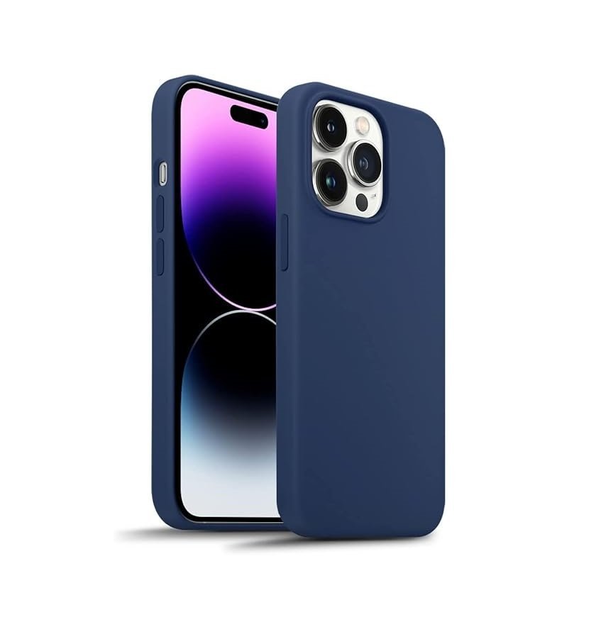 “4 in 1 Combo Pack for iPhone 14 pro – blue silicone case (Back Case + Camera Lens Protector + Tempered Glass + Unbreakable Membrane) “4 in 1 Combo Pack for iPhone 14 pro – blue silicone case (Back Case + Camera Lens Protector + Tempered Glass + Unbreakable Membrane)
