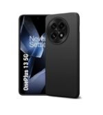 4 in 1 Combo Pack for OnePlus 13 5G –Black (Back Cover + Camera Lens Protector + Tempered Glass + Unbreakable Membrane)