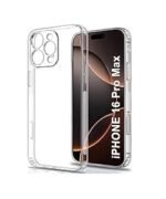 4 in 1 Premium Combo Pack for iPhone 16 Pro Max – Transparent (Back Case + Camera Lens Protector + Tempered Glass + Unbreakable Membrane) 4 in 1 Premium Combo Pack for iPhone 16 Pro Max – Transparent (Back Case + Camera Lens Protector + Tempered Glass + Unbreakable Membrane)