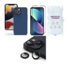 “4 in 1 Combo Pack for iPhone 14 Plus– blue (Back Case + Camera Lens Protector + Tempered Glass + Unbreakable Membrane) “4 in 1 Combo Pack for iPhone 14 Plus– blue (Back Case + Camera Lens Protector + Tempered Glass + Unbreakable Membrane)