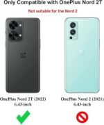4 in 1 Combo Pack for OnePlus Nord 2T 5G –Transparent (Back Cover + Camera Lens Protector + Tempered Glass + Unbreakable Membrane)