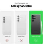 Silicone Soft Back Cover Case for Samsung Galaxy S25 Ultra 5G (Black)\ Camera Lens Protector\ Membrane Scratch Guard\ Tempered Glass Screen Protector (4 Combo) Silicone Soft Back Cover Case for Samsung Galaxy S25 Ultra 5G (Black)\ Camera Lens Protector\ Membrane Scratch Guard\ Tempered Glass Screen Protector (4 Combo)