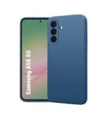Silicone Soft Back Cover Case for Samsung Galaxy A56 5G (Blue)\ Camera Lens Protector\ Membrane Scratch Guard\ Tempered Glass (4 Combo) Silicone Soft Back Cover Case for Samsung Galaxy A56 5G (Blue)\ Camera Lens Protector\ Membrane Scratch Guard\ Tempered Glass (4 Combo)