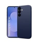 Silicone Soft Back Cover Case for Samsung Galaxy S25 FE (Blue)\ Camera Lens Protector\ Membrane Scratch Guard\ Tempered Glass (4 Combo) Silicone Soft Back Cover Case for Samsung Galaxy S25 FE (Blue)\ Camera Lens Protector\ Membrane Scratch Guard\ Tempered Glass (4 Combo)