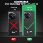 4 in 1 Combo Pack for OnePlus 11R 5G –Transparent (Back Cover + Camera Lens Protector + Tempered Glass + Unbreakable Membrane)