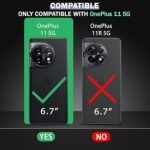 4 in 1 Combo Pack for OnePlus 11 5G –Transparent (Back Cover + Camera Lens Protector + Tempered Glass + Unbreakable Membrane)