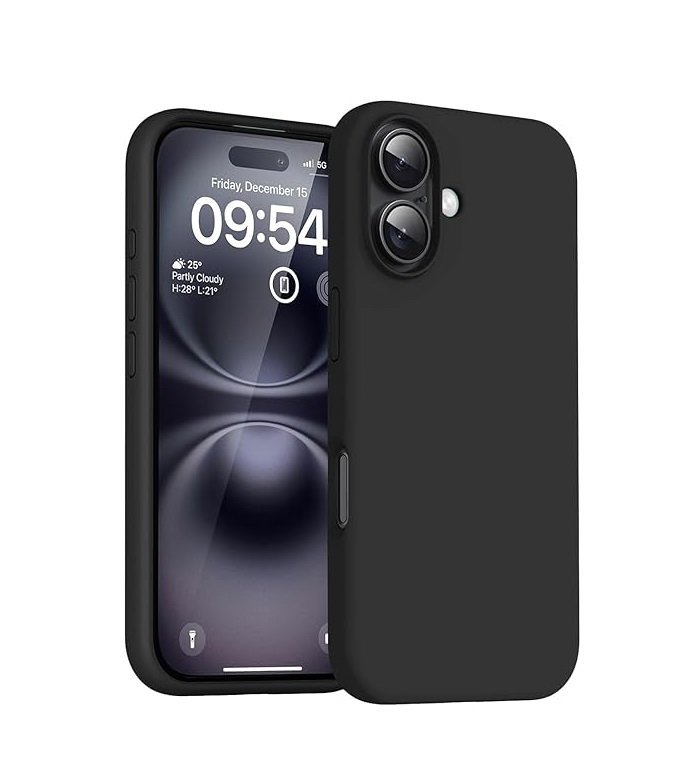 4 in 1 Premium Combo Pack for iPhone 16 – Black (Back Case + Camera Lens Protector + Tempered Glass + Unbreakable Membrane) 4 in 1 Premium Combo Pack for iPhone 16 – Black (Back Case + Camera Lens Protector + Tempered Glass + Unbreakable Membrane)