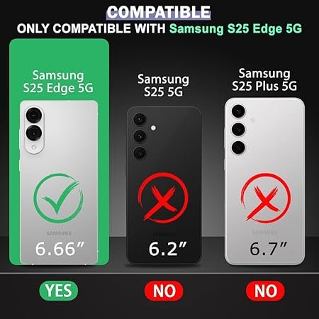 Silicone Soft Back Cover Case for Samsung Galaxy S25 Edge 5G (Transparent)\ Camera Lens Protector\ Membrane Scratch Guard\ Tempered Glass (4 Combo) Silicone Soft Back Cover Case for Samsung Galaxy S25 Edge 5G (Transparent)\ Camera Lens Protector\ Membrane Scratch Guard\ Tempered Glass (4 Combo)