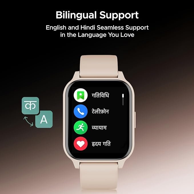 boAt Wave Call 2 Plus Smart Watch w/Bilingual Support (Hindi/English), 1.96”(4.97 cm) HD Display, BT Calling, 100+Sports Modes, Animated Watch Faces, Voice Assistant(Cherry Blossom) boAt Wave Call 2 Plus Smart Watch w/Bilingual Support (Hindi/English), 1.96”(4.97 cm) HD Display, BT Calling, 100+Sports Modes, Animated Watch Faces, Voice Assistant(Cherry Blossom)