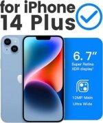 “4 in 1 Combo Pack for iPhone 14 Plus– midnight (Back Case + Camera Lens Protector + Tempered Glass + Unbreakable Membrane) “4 in 1 Combo Pack for iPhone 14 Plus– midnight (Back Case + Camera Lens Protector + Tempered Glass + Unbreakable Membrane)