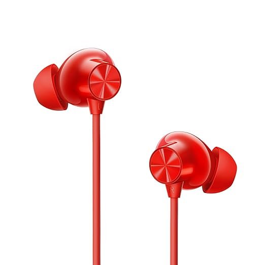 OnePlus Bullets Wireless Z3 in Ear Neckband with 12.4Mm Drivers, Red OnePlus Bullets Wireless Z3 in Ear Neckband with 12.4Mm Drivers, Red