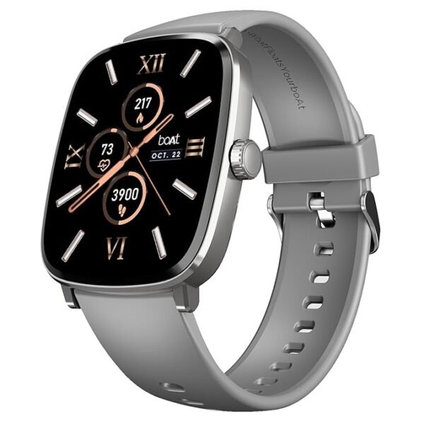 boAt Ultima Regal w/ 2.01”(5.10 cm) Crystal-Clear AMOLED Display, 1000 NITS Brightness,Premium Metal Body, Fitness Smart Watch for Men & Women (Cool Grey) boAt Ultima Regal w/ 2.01”(5.10 cm) Crystal-Clear AMOLED Display, 1000 NITS Brightness,Premium Metal Body, Fitness Smart Watch for Men & Women (Cool Grey)