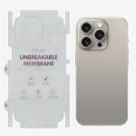 4 in 1 Premium Combo Pack for iPhone 15 Pro Max - Transparent (Back Case + Camera Lens Protector + Tempered Glass + Unbreakable Membrane) 4 in 1 Premium Combo Pack for iPhone 15 Pro Max - Transparent (Back Case + Camera Lens Protector + Tempered Glass + Unbreakable Membrane)