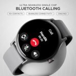 boAt Lunar Vista w/Large 1.52" (3.8 cm) HD Always on Display,550 Nits Brightness, Functional Crown,100+ Sports Mode, Fitness Smart Watch for Men & Women(Cool Grey)