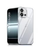 4 in 1 Combo Pack for OnePlus 13s 5G –Transparent (Back Cover + Camera Lens Protector + Tempered Glass + Unbreakable Membrane)