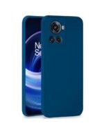 4 in 1 Combo Pack for OnePlus 10R 5G –Blue (Back Cover + Camera Lens Protector + Tempered Glass + Unbreakable Membrane)