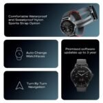 boAt Valour Watch 1 GPS, AI Based Auto Gym, in Built GPS, Advanced X2 Chip, 6-axis sensors, 3 ATM,15 Days Battery,1.43" AMOLED Display w/Gorilla Glass Smart Watches for Men & Women (Fusion Black) boAt Valour Watch 1 GPS, AI Based Auto Gym, in Built GPS, Advanced X2 Chip, 6-axis sensors, 3 ATM,15 Days Battery,1.43" AMOLED Display w/Gorilla Glass Smart Watches for Men & Women (Fusion Black)