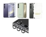 Silicone Soft Back Cover Case for Samsung Galaxy S24 5G (Transparent)\ Camera Lens Protector\ Membrane Scratch Guard\ Tempered Glass (4 Combo) Silicone Soft Back Cover Case for Samsung Galaxy S24 5G (Transparent)\ Camera Lens Protector\ Membrane Scratch Guard\ Tempered Glass (4 Combo)
