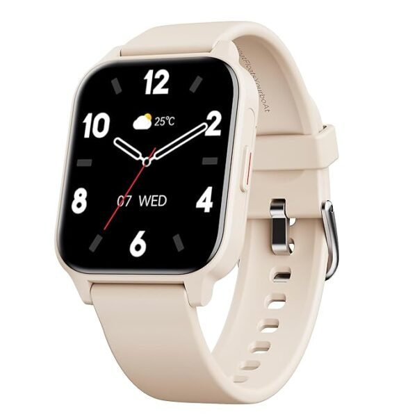 boAt Wave Call 2 Plus Smart Watch w/Bilingual Support (Hindi/English), 1.96”(4.97 cm) HD Display, BT Calling, 100+Sports Modes, Animated Watch Faces, Voice Assistant(Cherry Blossom)