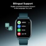 boAt Wave Call 2 Plus Smart Watch w/Bilingual Support (Hindi/English), 1.96”(4.97 cm) HD Display, BT Calling, 100+Sports Modes, Animated Watch Faces, Voice Assistant(Teal Blue) boAt Wave Call 2 Plus Smart Watch w/Bilingual Support (Hindi/English), 1.96”(4.97 cm) HD Display, BT Calling, 100+Sports Modes, Animated Watch Faces, Voice Assistant(Teal Blue)