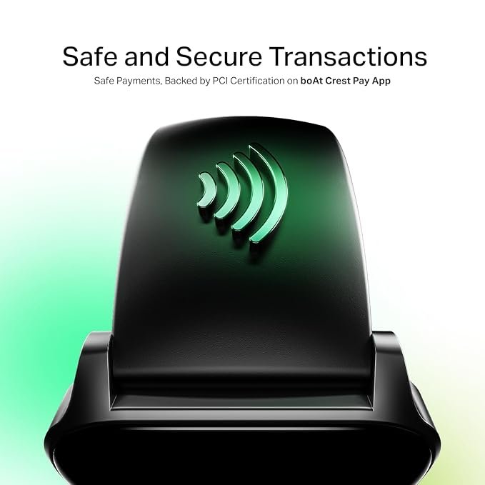 boAt Newly Launched Wave Fortune w/NFC Tap & Pay, 1.96" (4.9 cm) HD Display, Bluetooth Calling, Smart Watch for Men & Women(Active Black) boAt Newly Launched Wave Fortune w/NFC Tap & Pay, 1.96" (4.9 cm) HD Display, Bluetooth Calling, Smart Watch for Men & Women(Active Black)