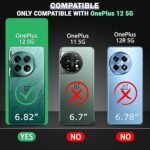 4 in 1 Combo Pack for OnePlus 12 5G –Transparent (Back Cover + Camera Lens Protector + Tempered Glass + Unbreakable Membrane)