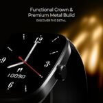 boAt Ultima Regal w/ 2.01”(5.10 cm) Crystal-Clear AMOLED Display, 1000 NITS Brightness,Premium Metal Body, Fitness Smart Watch for Men & Women (Black) boAt Ultima Regal w/ 2.01”(5.10 cm) Crystal-Clear AMOLED Display, 1000 NITS Brightness,Premium Metal Body, Fitness Smart Watch for Men & Women (Black)