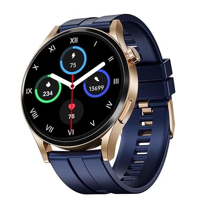 boAt Chrome Horizon, Video Watch Faces, 1.51” AMOLED Display, HRV & VO2 Max, Heart Rate & SpO2 Monitor Smart Watch(Royal Blue) boAt Chrome Horizon, Video Watch Faces, 1.51” AMOLED Display, HRV & VO2 Max, Heart Rate & SpO2 Monitor Smart Watch(Royal Blue)