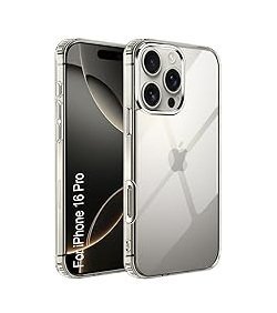 4 in 1 Premium Combo Pack for iPhone 16 Pro – Transparent (Back Case + Camera Lens Protector + Tempered Glass + Unbreakable Membrane) 4 in 1 Premium Combo Pack for iPhone 16 Pro – Transparent (Back Case + Camera Lens Protector + Tempered Glass + Unbreakable Membrane)