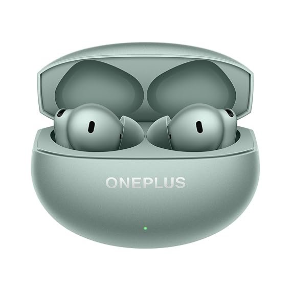 OnePlus Buds 4 TWS Earbuds with Upto 55dB Real-time ANC, Adaptive Mode, Dual Drivers and DACs, 3D Audio, Upto 45hrs Music Playback (Green) OnePlus Buds 4 TWS Earbuds with Upto 55dB Real-time ANC, Adaptive Mode, Dual Drivers and DACs, 3D Audio, Upto 45hrs Music Playback (Green)