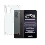 4 in 1 Combo Pack for OnePlus Nord CE 5 5G –Black (Back Cover + Camera Lens Protector + Tempered Glass + Unbreakable Membrane)