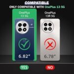 4 in 1 Combo Pack for OnePlus 13 –Transparent (Back Cover + Camera Lens Protector + Tempered Glass + Unbreakable Membrane)