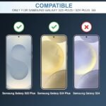 Silicone Soft Back Cover Case for Samsung Galaxy S25 Plus 5G (Transparent)\ Camera Lens Protector\ Membrane Scratch Guard\ Tempered Glass(4 In 1 Combo) Silicone Soft Back Cover Case for Samsung Galaxy S25 Plus 5G (Transparent)\ Camera Lens Protector\ Membrane Scratch Guard\ Tempered Glass(4 In 1 Combo)