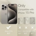 4 in 1 Premium Combo Pack for iPhone 15 Pro Black Titanium – (Back Case + Camera Lens Protector + Tempered Glass + UnbreakaBlack Titanium(Copy) 4 in 1 Premium Combo Pack for iPhone 15 Pro Black Titanium – (Back Case + Camera Lens Protector + Tempered Glass + UnbreakaBlack Titanium(Copy)