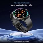 boAt Lunar Oasis w/TBT Navigation, QR Tray, Watch Face Studio, Bluetooth Calling, Emergency SOS 1.43" (3.6 cm) AMOLED Display Fitness Smart Watch for Men & Women(Active Black) boAt Lunar Oasis w/TBT Navigation, QR Tray, Watch Face Studio, Bluetooth Calling, Emergency SOS 1.43" (3.6 cm) AMOLED Display Fitness Smart Watch for Men & Women(Active Black)
