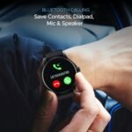 boAt Lunar Oasis w/TBT Navigation, QR Tray, Watch Face Studio, Bluetooth Calling, Emergency SOS 1.43" (3.6 cm) AMOLED Display Fitness Smart Watch for Men & Women(Active Black) boAt Lunar Oasis w/TBT Navigation, QR Tray, Watch Face Studio, Bluetooth Calling, Emergency SOS 1.43" (3.6 cm) AMOLED Display Fitness Smart Watch for Men & Women(Active Black)