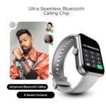 boAt Ultima Call Max Smart Watch w/ 2" Big HD Display, Advanced BT Calling, 100+ Sports Modes, 10 Days Battery Life, Multiple Watch Faces, IP68, HR & SpO2, Sedentary Alerts(Cool Grey)