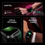 boAt Newly Launched Wave Fortune w/NFC Tap & Pay, 1.96" (4.9 cm) HD Display, Bluetooth Calling, Smart Watch for Men & Women(Active Black) boAt Newly Launched Wave Fortune w/NFC Tap & Pay, 1.96" (4.9 cm) HD Display, Bluetooth Calling, Smart Watch for Men & Women(Active Black)