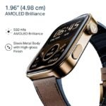 Boat Chrome Endeavour, 1.96” (4.97 cm) AMOLED Display, AI Coach Health Insights, Advanced S1 Processor, Smart Watch for Men & Women (Cocoa Brown) Boat Chrome Endeavour, 1.96” (4.97 cm) AMOLED Display, AI Coach Health Insights, Advanced S1 Processor, Smart Watch for Men & Women (Cocoa Brown)