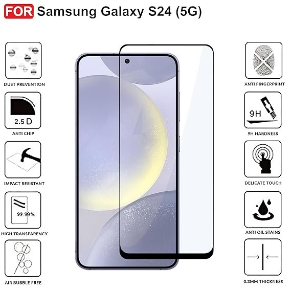 Silicone Soft Back Cover Case for Samsung Galaxy S24 5G (Black)\ Camera Lens Protector\ Membrane Scratch Guard\ Tempered Glass (4 Combo) Silicone Soft Back Cover Case for Samsung Galaxy S24 5G (Black)\ Camera Lens Protector\ Membrane Scratch Guard\ Tempered Glass (4 Combo)