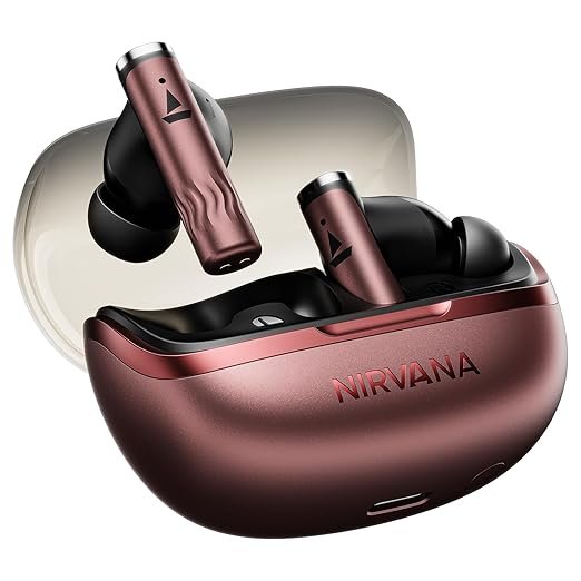 boAt Nirvana Zenith Pro (2025), 50dB Hybrid Adaptive ANC, TWS Ear Buds Wireless Earphones with mic (Crimson Red) boAt Nirvana Zenith Pro (2025), 50dB Hybrid Adaptive ANC, TWS Ear Buds Wireless Earphones with mic (Crimson Red)