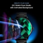 boAt Lunar Oasis w/TBT Navigation, QR Tray, Watch Face Studio, Bluetooth Calling, Emergency SOS 1.43" (3.6 cm) AMOLED Display Fitness Smart Watch for Men & Women(Steel Black) boAt Lunar Oasis w/TBT Navigation, QR Tray, Watch Face Studio, Bluetooth Calling, Emergency SOS 1.43" (3.6 cm) AMOLED Display Fitness Smart Watch for Men & Women(Steel Black)