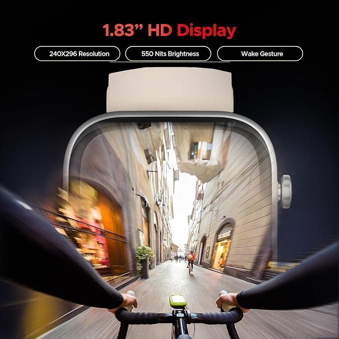 boAt Storm Call 3 w/TBT Navigation, Daily Activity Tracker, DIY Watch Face Studio,700+ Active Modes, 1.83" (4.6 cm) HD Display Fitness Smart Watch for Men & Women(Salmon Peach) boAt Storm Call 3 w/TBT Navigation, Daily Activity Tracker, DIY Watch Face Studio,700+ Active Modes, 1.83" (4.6 cm) HD Display Fitness Smart Watch for Men & Women(Salmon Peach)