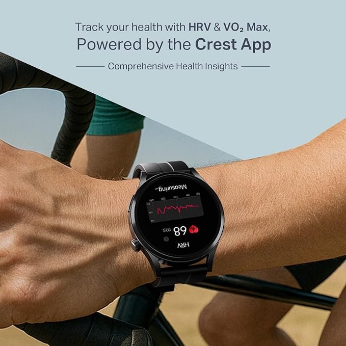 boAt Chrome Horizon, Video Watch Faces, 1.51” AMOLED Display, HRV & VO2 Max, Auto-Activity Detection, HR & SpO2 Monitor Smart Watch(Midnight Black) boAt Chrome Horizon, Video Watch Faces, 1.51” AMOLED Display, HRV & VO2 Max, Auto-Activity Detection, HR & SpO2 Monitor Smart Watch(Midnight Black)